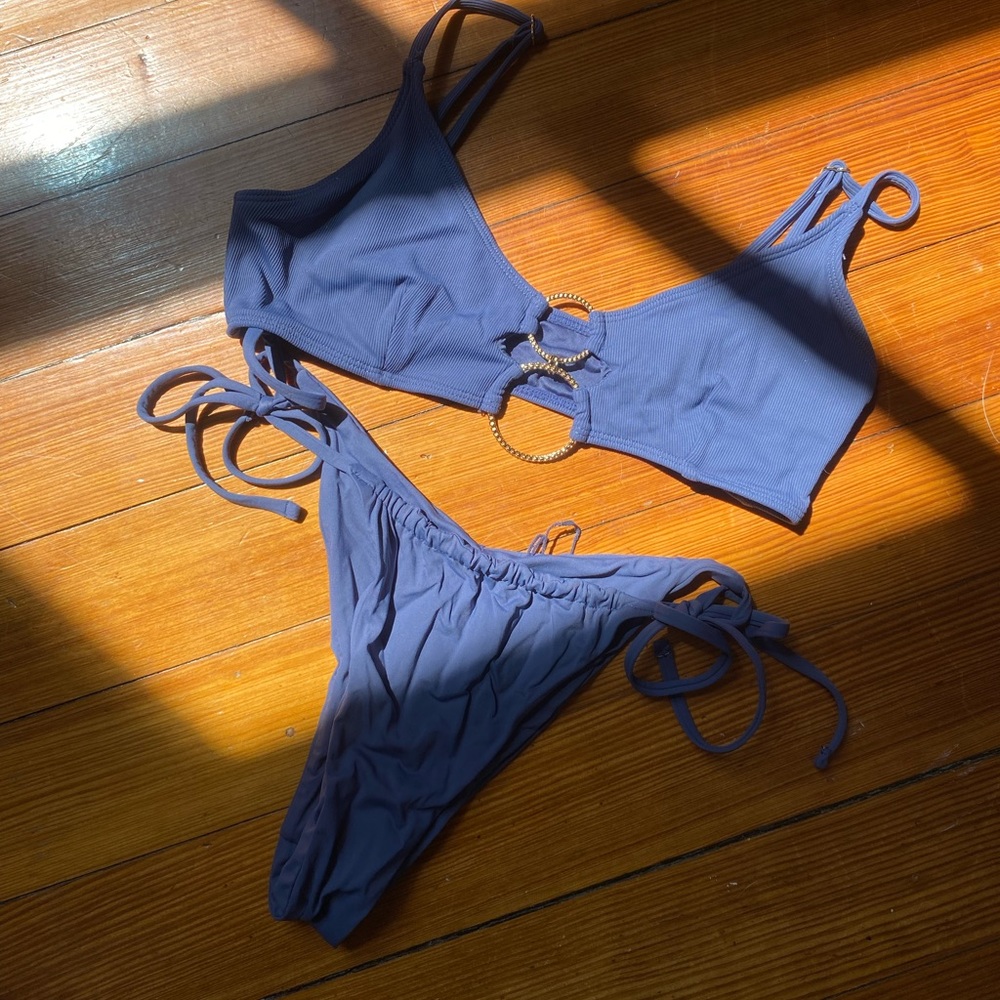 O-ring Bikini Top and Cheeky Bottoms